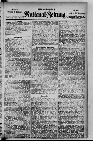 National-Zeitung vom 09.10.1868