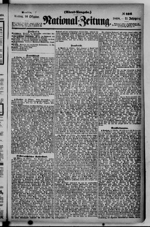 Nationalzeitung vom 16.10.1868