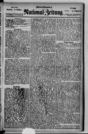 National-Zeitung vom 19.10.1868