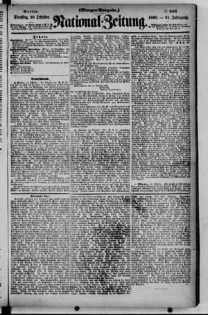 Nationalzeitung vom 20.10.1868