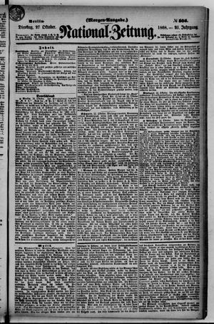 Nationalzeitung on Oct 27, 1868