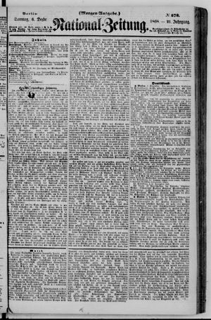 Nationalzeitung on Dec 6, 1868