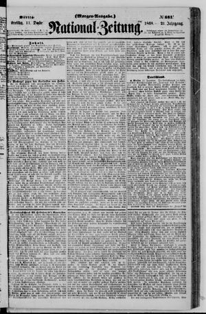 Nationalzeitung on Dec 11, 1868