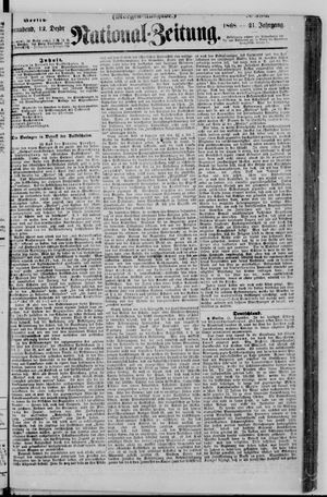 Nationalzeitung vom 12.12.1868