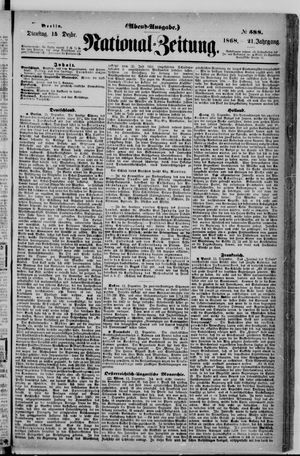 Nationalzeitung on Dec 15, 1868