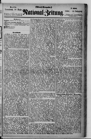 Nationalzeitung on Dec 19, 1868