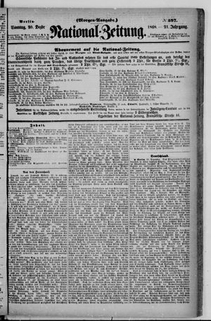 Nationalzeitung vom 20.12.1868