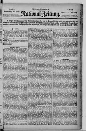 Nationalzeitung vom 24.12.1868