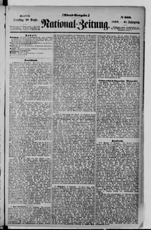 Nationalzeitung on Dec 29, 1868