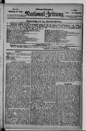 Nationalzeitung vom 30.12.1868