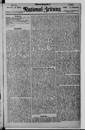 Nationalzeitung on Dec 30, 1868