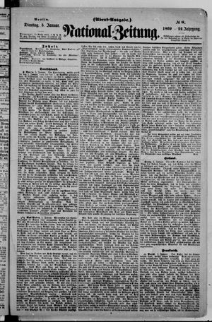 Nationalzeitung vom 05.01.1869