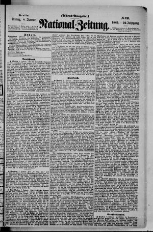 Nationalzeitung vom 08.01.1869