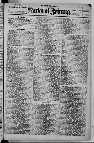 Nationalzeitung vom 09.01.1869