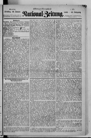 Nationalzeitung vom 12.01.1869