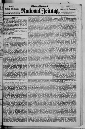 National-Zeitung vom 22.01.1869