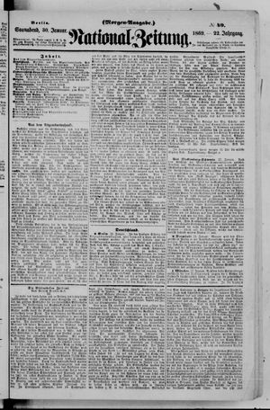 Nationalzeitung vom 30.01.1869