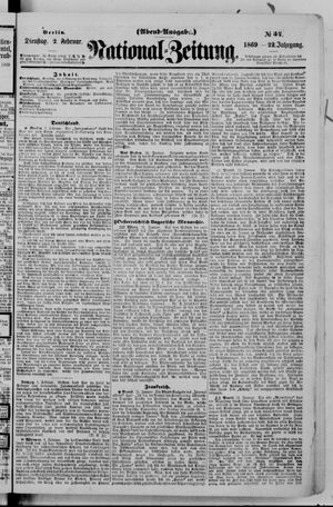 National-Zeitung vom 02.02.1869
