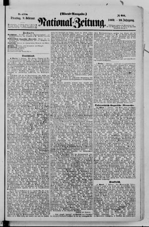 Nationalzeitung on Feb 9, 1869