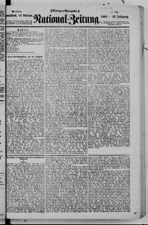 Nationalzeitung vom 13.02.1869