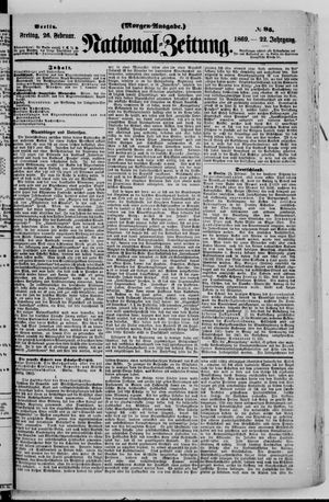 Nationalzeitung vom 26.02.1869