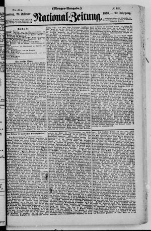Nationalzeitung on Feb 28, 1869
