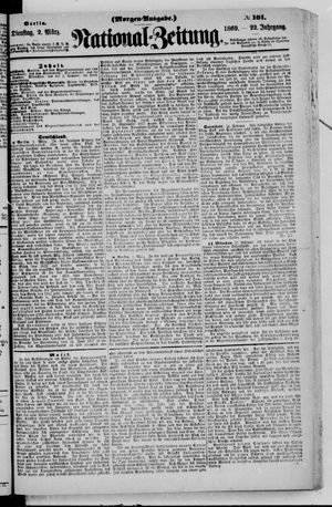 Nationalzeitung vom 02.03.1869