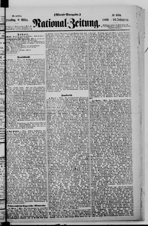 Nationalzeitung on Mar 9, 1869