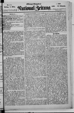 Nationalzeitung vom 12.03.1869
