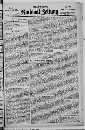Nationalzeitung vom 16.03.1869