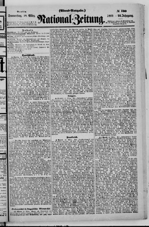 Nationalzeitung vom 18.03.1869