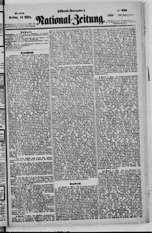 Nationalzeitung vom 19.03.1869