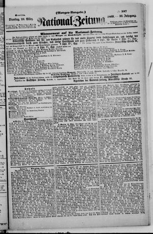 National-Zeitung vom 23.03.1869