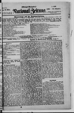 Nationalzeitung vom 26.03.1869