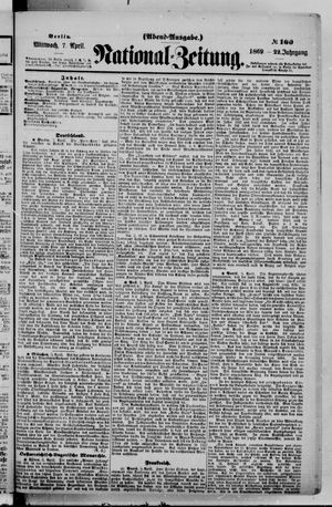 Nationalzeitung vom 07.04.1869