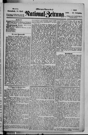 Nationalzeitung vom 10.04.1869