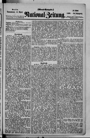 Nationalzeitung vom 10.04.1869