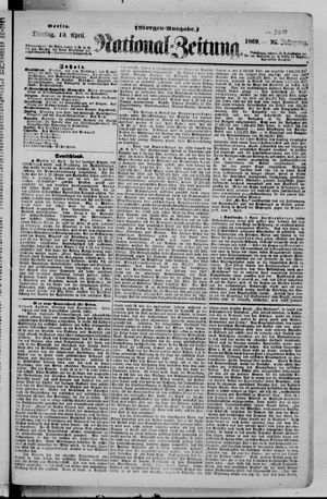 Nationalzeitung vom 13.04.1869