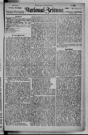 Nationalzeitung vom 16.04.1869
