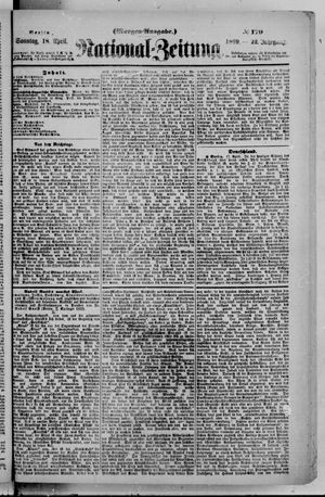 National-Zeitung vom 18.04.1869