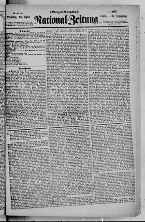 Nationalzeitung vom 20.04.1869