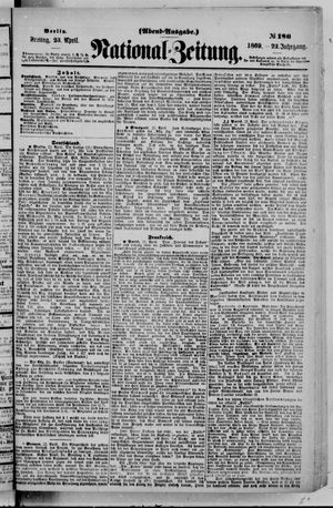 National-Zeitung vom 23.04.1869