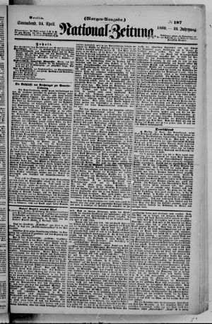 Nationalzeitung on Apr 24, 1869