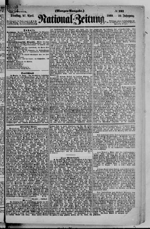 Nationalzeitung vom 27.04.1869