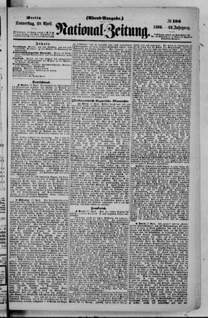 National-Zeitung vom 29.04.1869