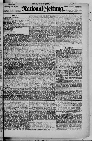 Nationalzeitung vom 30.04.1869