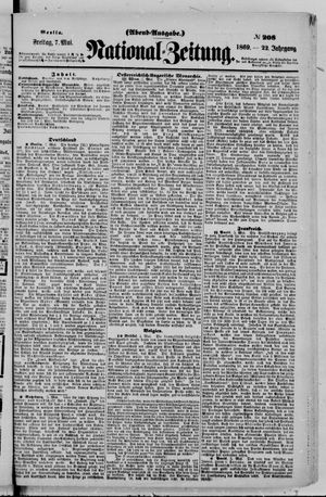 Nationalzeitung on May 7, 1869