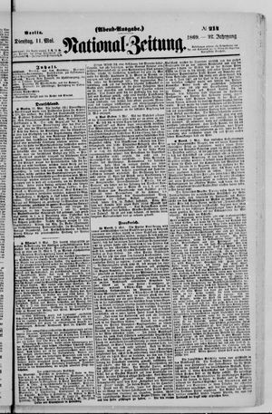 Nationalzeitung vom 11.05.1869