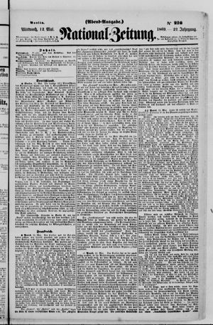 Nationalzeitung vom 12.05.1869