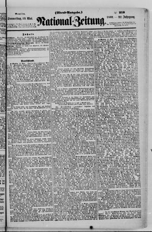 Nationalzeitung vom 13.05.1869